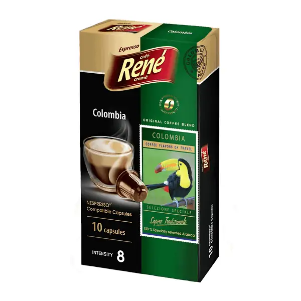 Кофе в капсулах Nespresso Rene Colombia