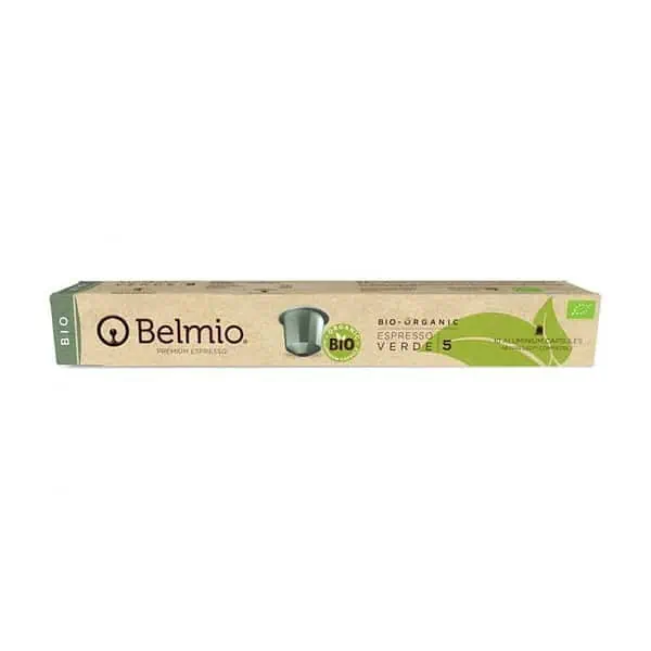 Кофе в капсулах Belmio Nespresso Bio Organic Espresso Verde