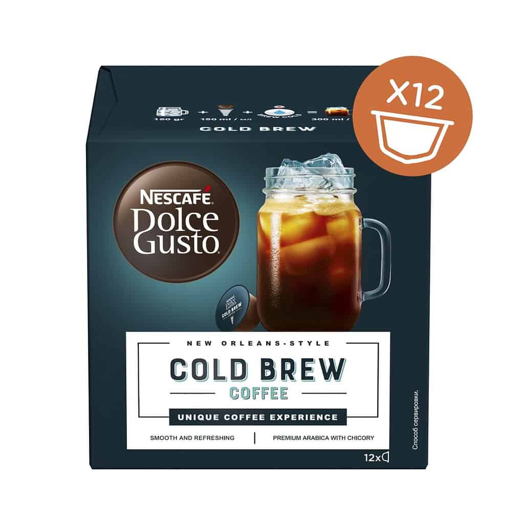 Кофе в капсулах dolce gusto cold brew coffee (12 порций)