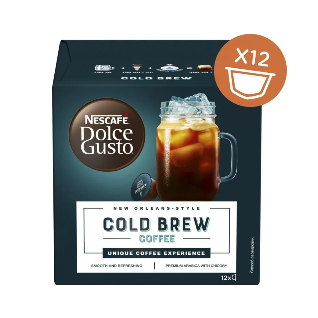 Кофе в капсулах dolce gusto cold brew coffee (12 порций)