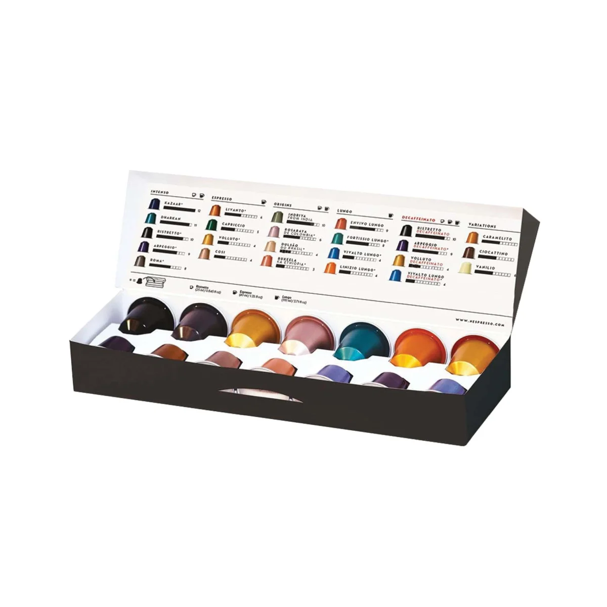 Дегустационный набор капсул nespresso Дегустационный набор капсул nespresso