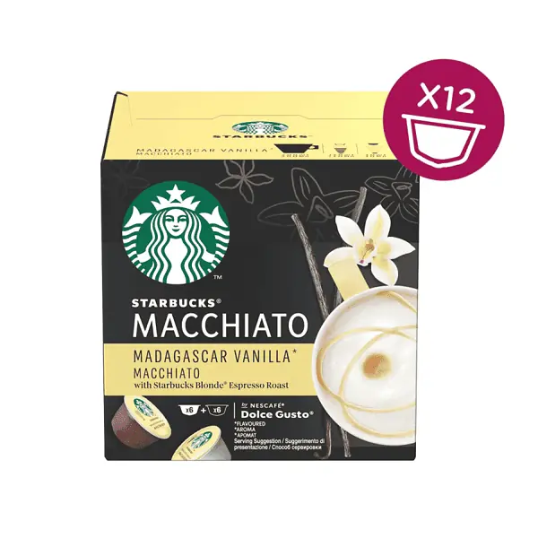 Кофе в капсулах Starbucks Dolce Gusto Macchiato Madagascar Vanilla