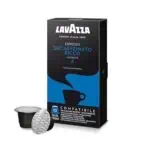 Кофе в капсулах Lavazza Nespresso Decaffeinato Ricco без кофеина