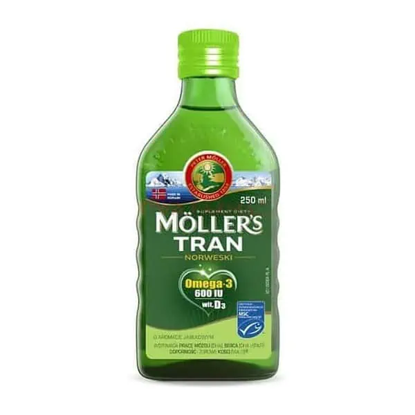 Mollers Omega-3 рыбий жир (яблоко)