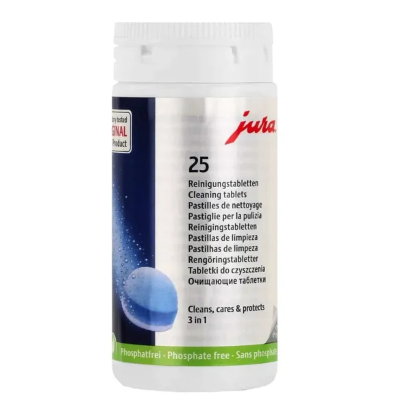 Таблетки для 3-х фазовой очистки кофемашины от масел и жиров Jura 24190