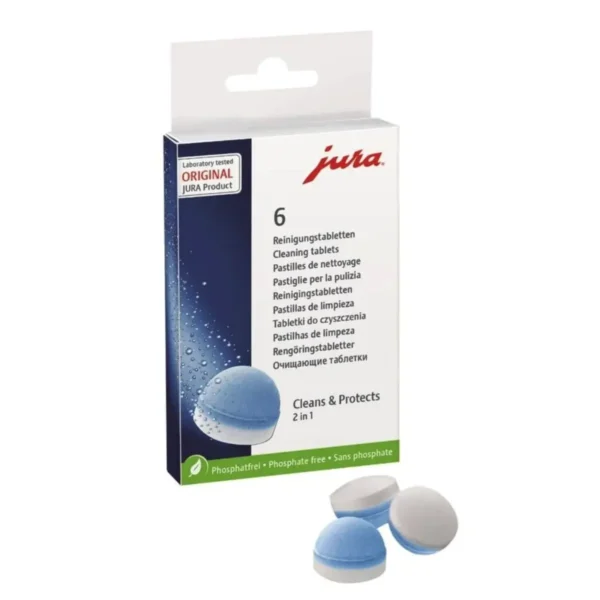 Таблетки для очистки гидросистемы от кофейных масел Jura 62715 6 шт.