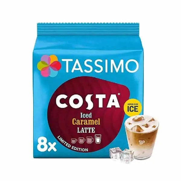 Кофе в капсулах Tassimo Costa Iced Caramel Latte (8 порций)