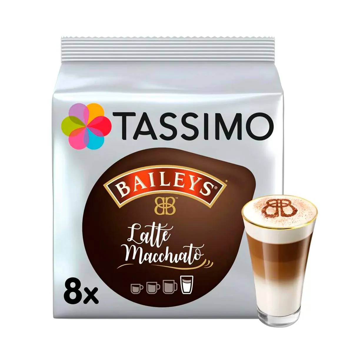 tassimo jacobs americano classico (16 порций) Капсулы TASSIMO Baileys Latte Macchiato.