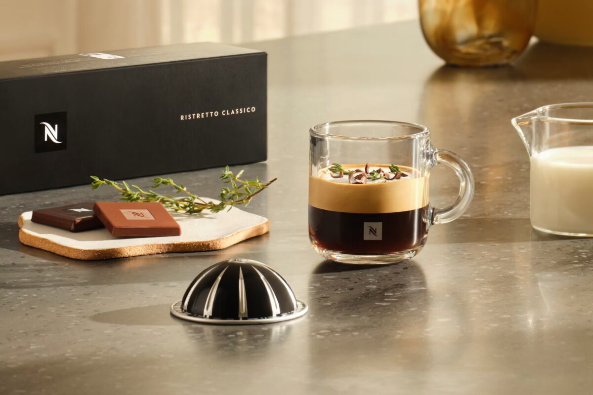 Кофе Nespresso с шоколадом и молоком