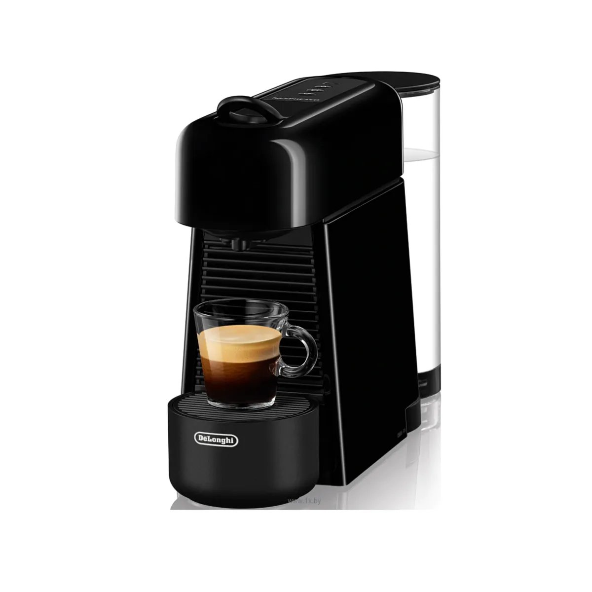 Капсульная кофеварка delonghi essenza plus en200.b Кофемашина с чашкой эспрессо