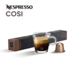 Nespresso Cosi капсула и чашка кофе