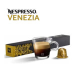 Nespresso Venezia капсулы и чашка кофе