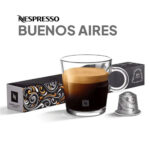 Кофе Nespresso Буэнос-Айрес в чашке и капсулах