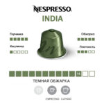 Nespresso India капсула кофе параметры вкус темная обжарка