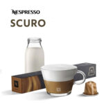 Nespresso Scuro, кофе с молоком и капсула
