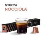 Nespresso капсула и кофе в стакане