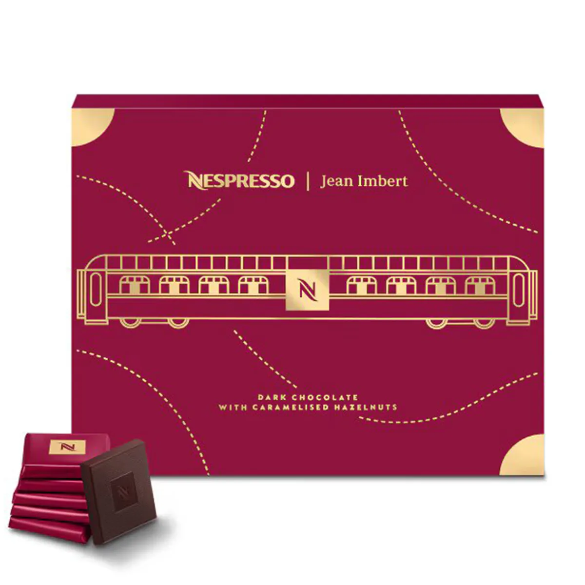 nespresso sweets dark chocolate with caramelised hazelnuts Nespresso Sweets Dark Chocolate with Caramelised Hazelnuts — изображение 1