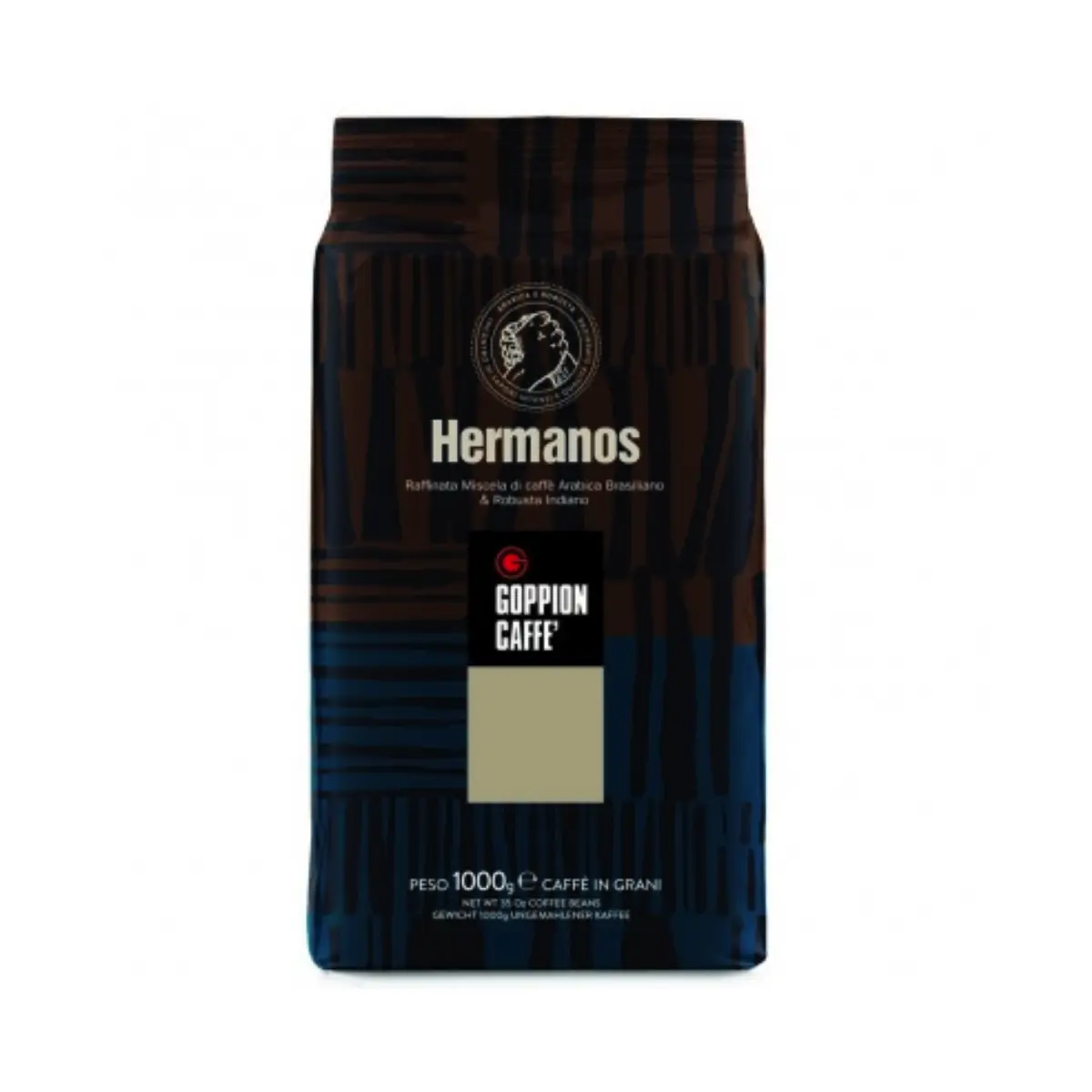 Кофе в зернах goppion caffe hermanos 1 кг Кофе в зернах Goppion Caffe Hermanos 1 кг — изображение 1