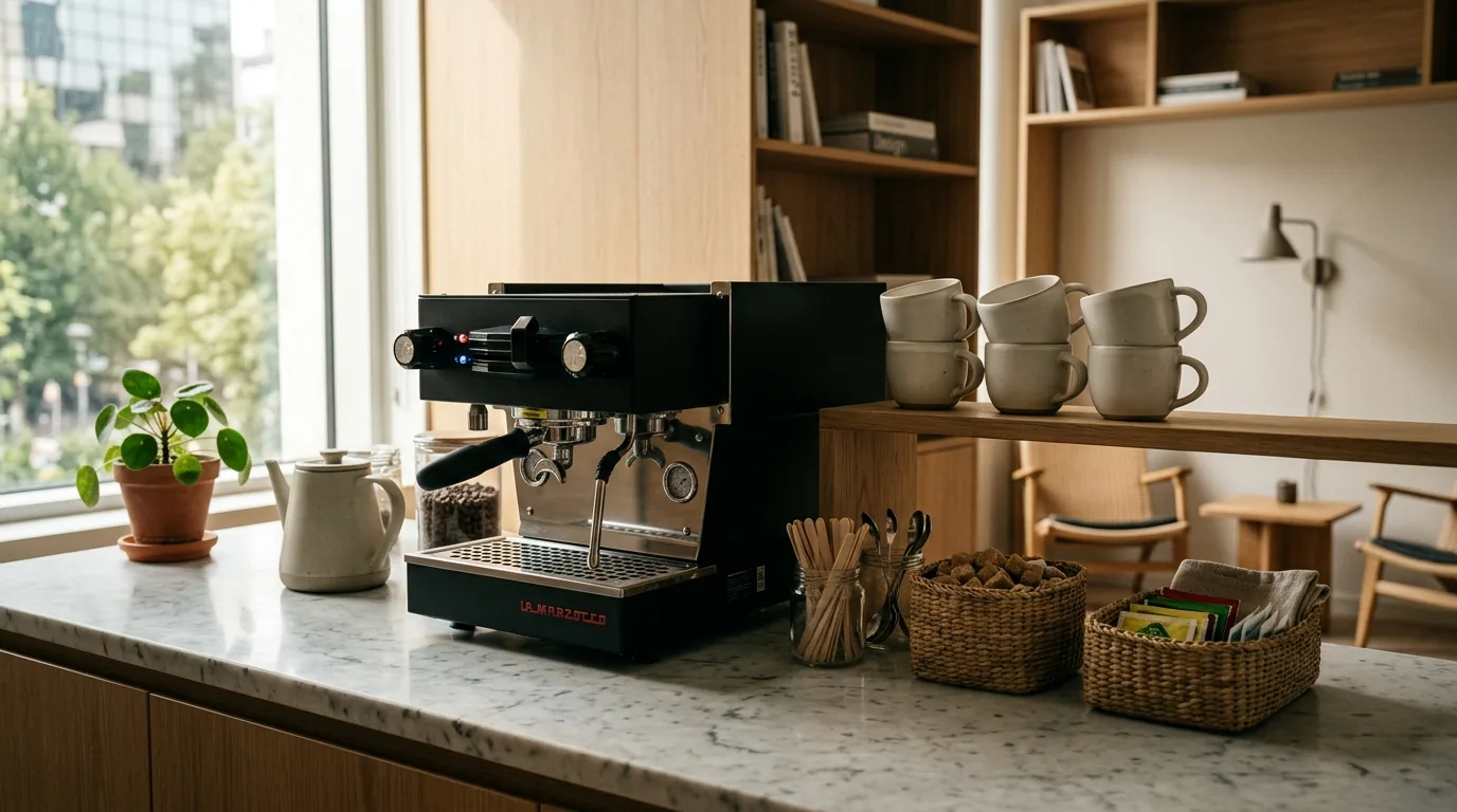 Кофейная точка в офисе Москвы с зерновой машиной