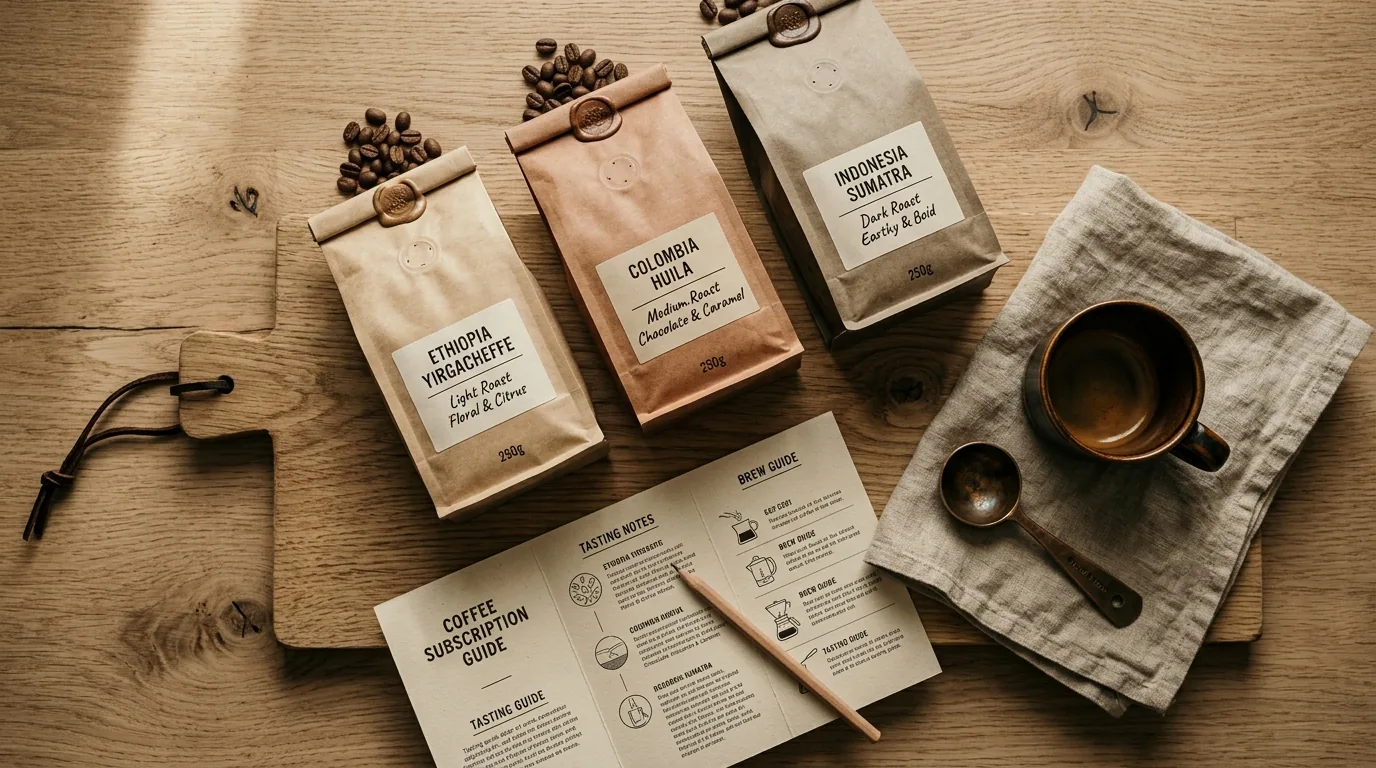 Содержимое подписки на кофе — флэтлей