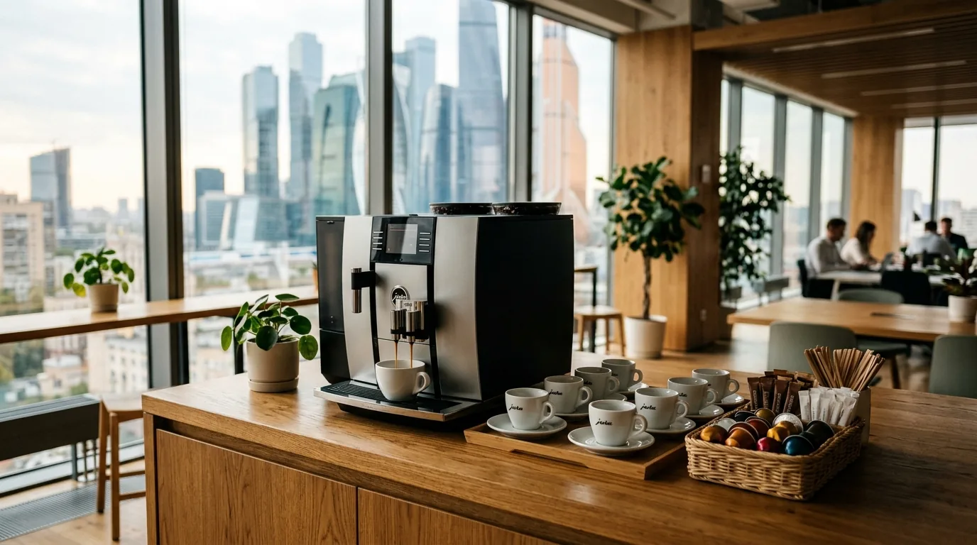 Кофейная точка в офисе Москвы — чек-лист запуска 2026
