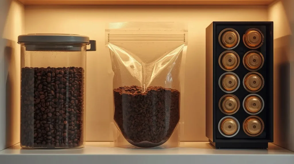 Как хранить кофе дома зерно, молотый и капсулы (1)